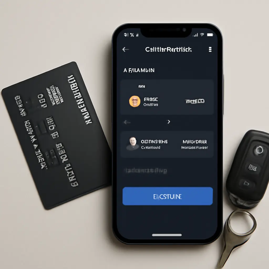 Смартфон с приложением криптообменника и картой